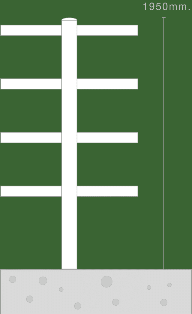 Clôtures avec 4 lisse